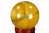 Polished Mookaite Jasper Sphere - Australia #116044-1